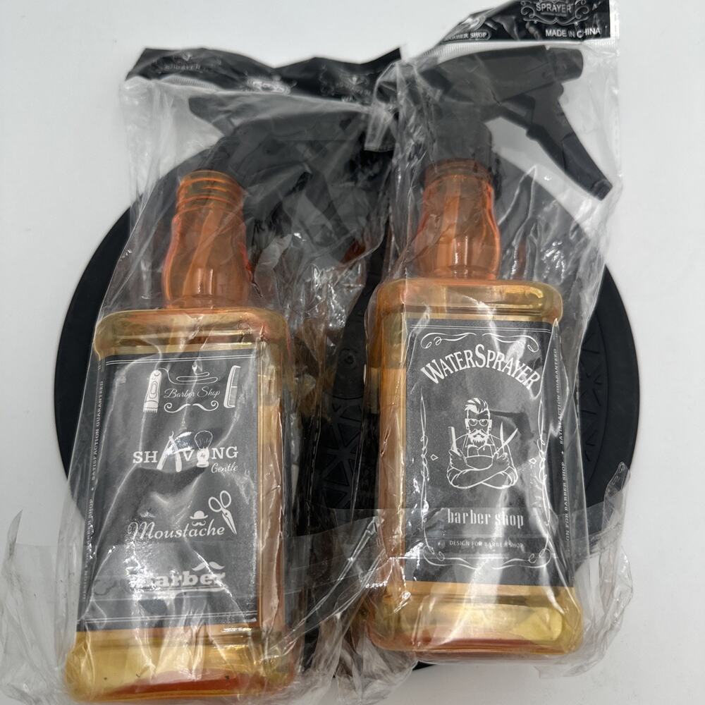 2- Funny Bottle Shaped Spray Bottle Salon Barber Hair Tools Water Sprayer